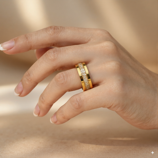 Anillo Absolutno Oro 9 K
