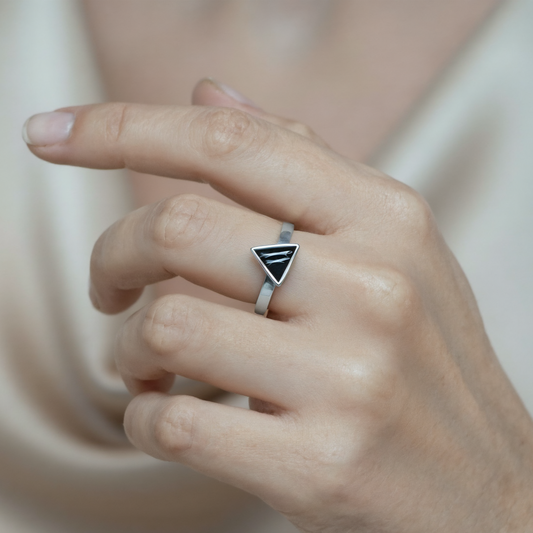 Anillo Aludra 9mm Plata 925