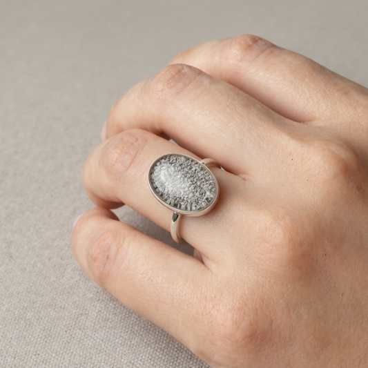 Anillo Antila 15mm Plata 925