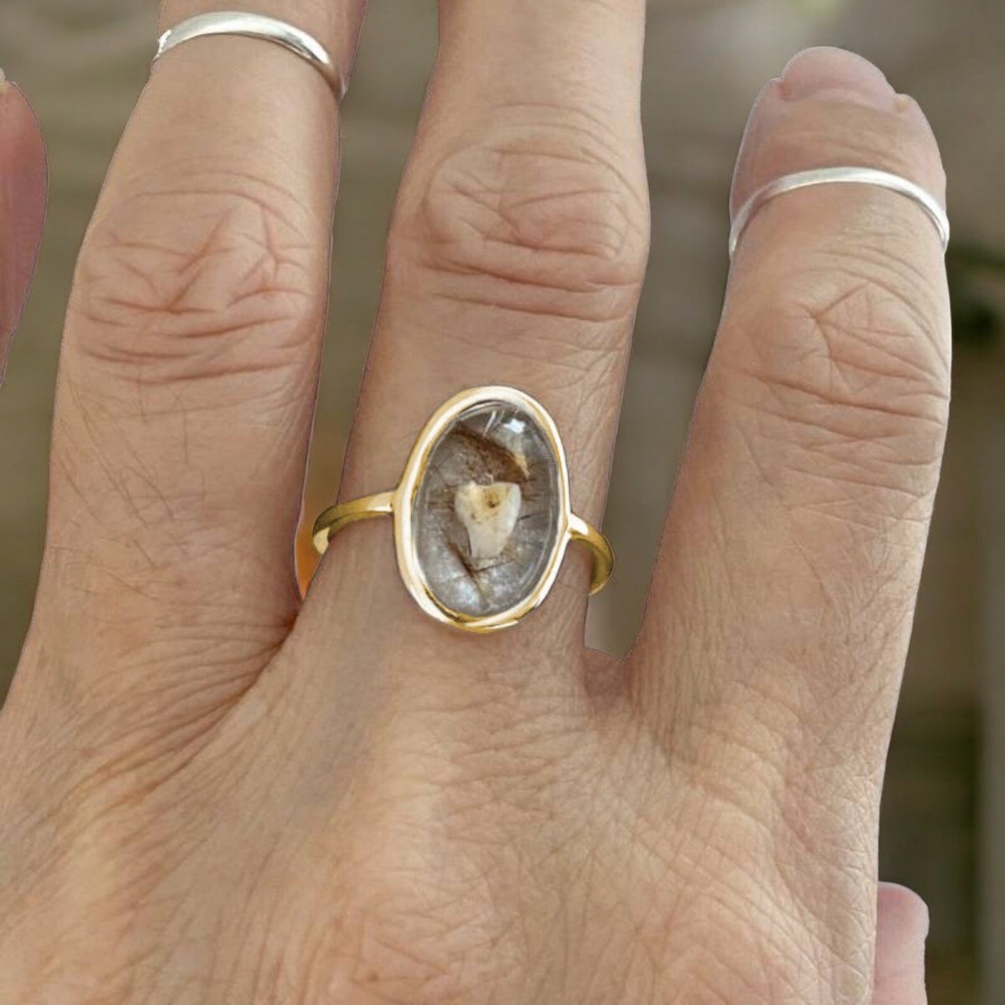 Anillo Antila 15mm Oro 18k