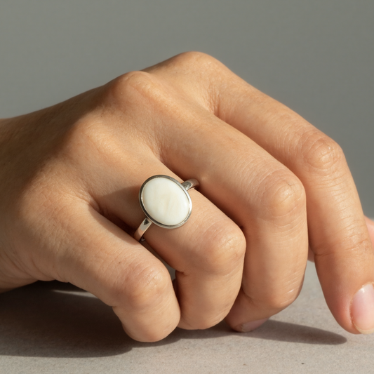 Anillo Atria 9mm Plata 925