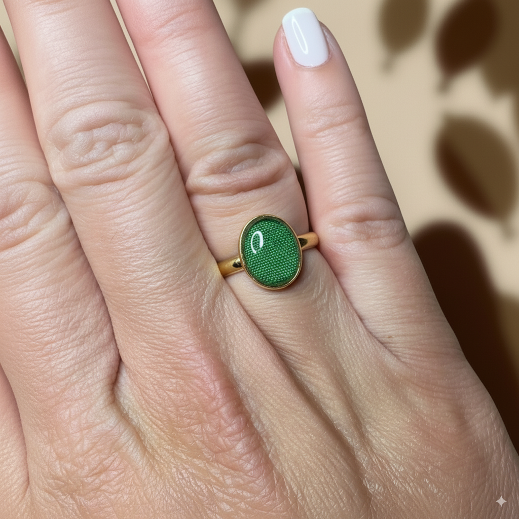 Anillo Atria 9mm Oro 9k