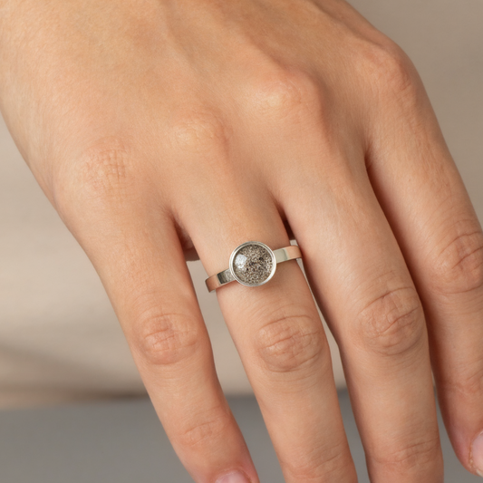 Anillo Heze 9mm Plata 925