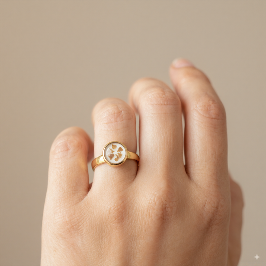 Anillo Heze 9mm Oro 18k
