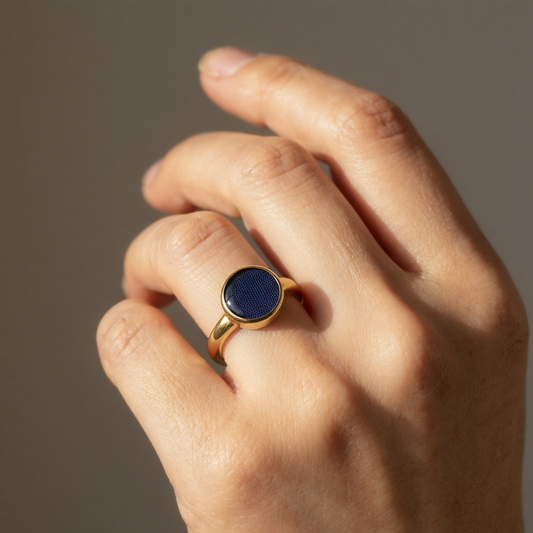 Anillo Heze 9mm Oro 18k
