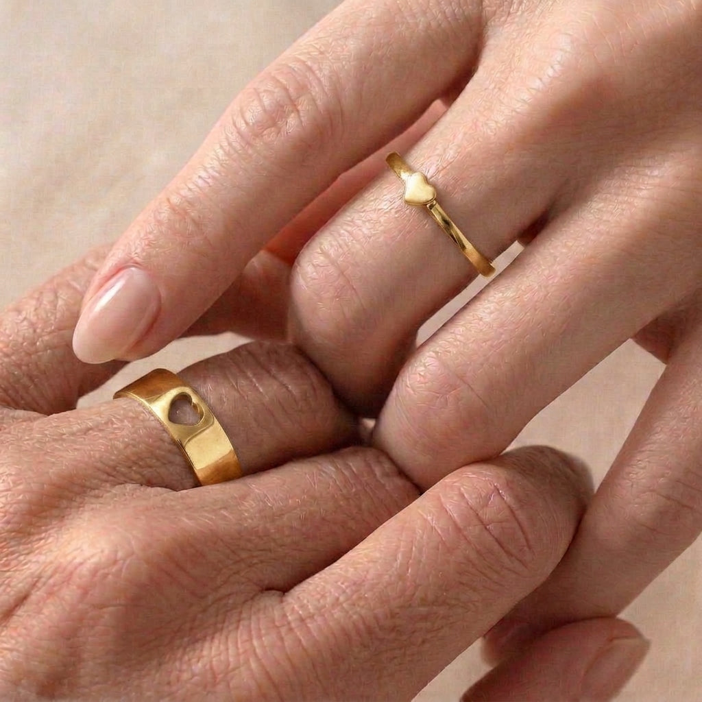 Anillos Juntos a la Par Oro 18k