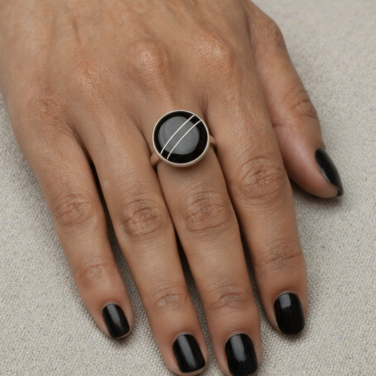 Anillo Maia 15mm Plata 925