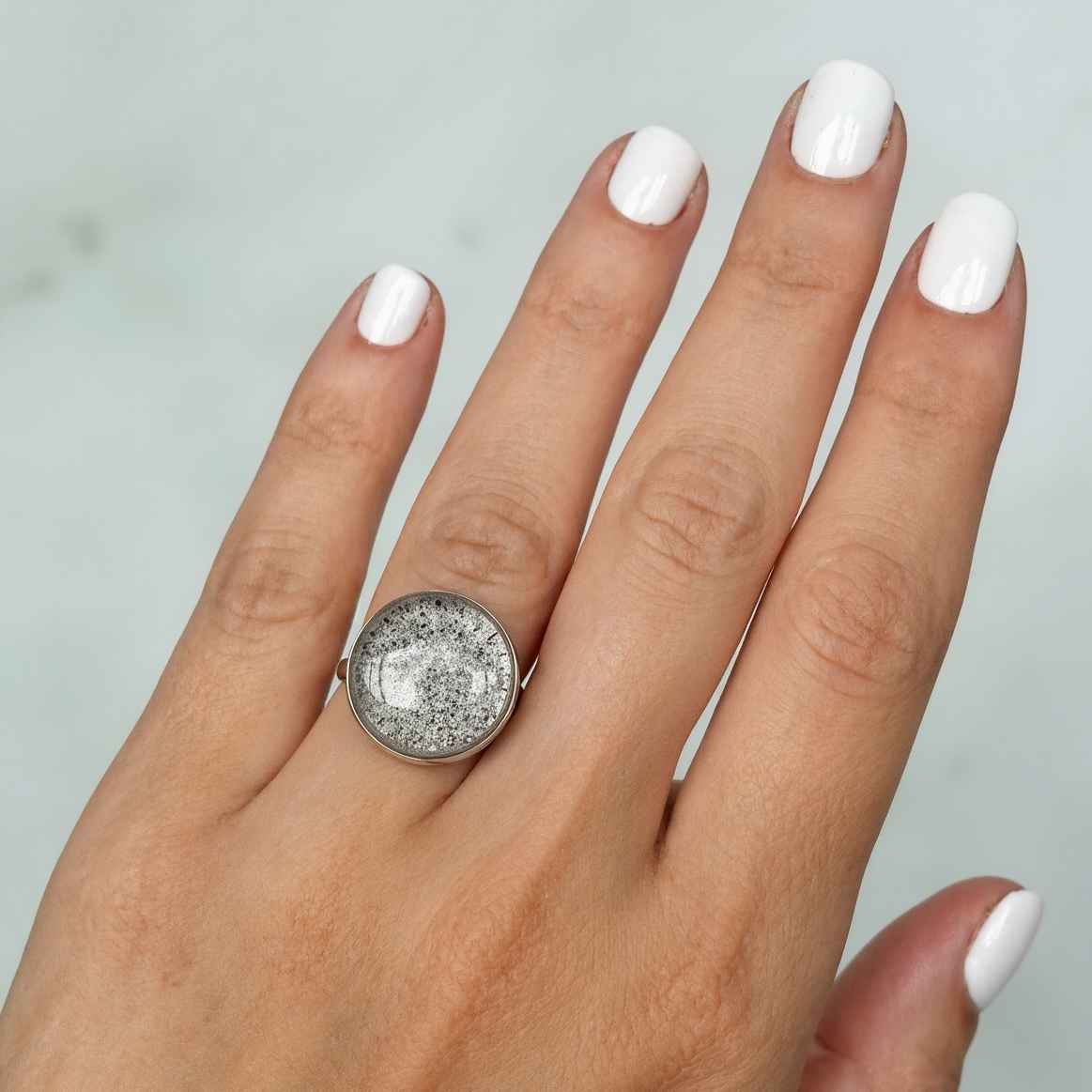 Anillo Maia 15mm Plata 925
