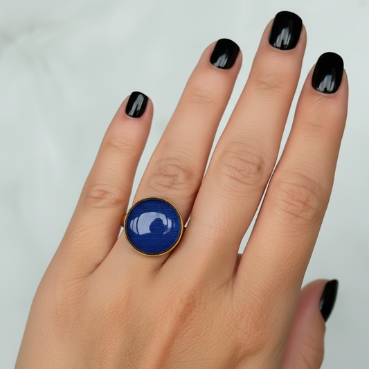 Anillo Maia 15mm Oro 18k