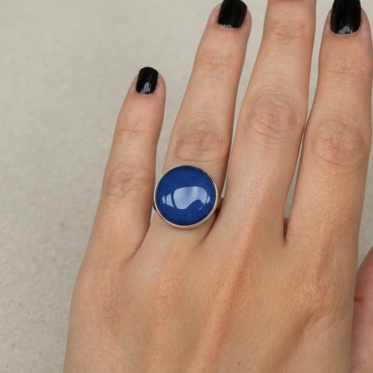 Anillo Maia 15mm Plata 925