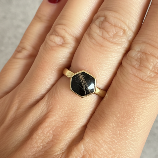 Anillo Naos 9mm Oro 9k