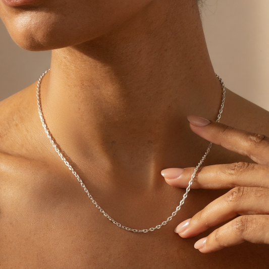 Cadena Forcé 45 cm Plata 925