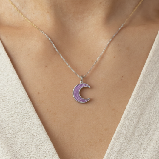 Dije Luna 15mm Plata 925