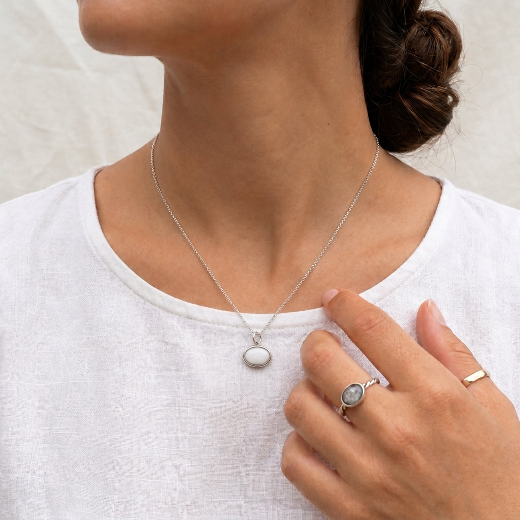 Set Alya (Anillo + Dije) Plata 925
