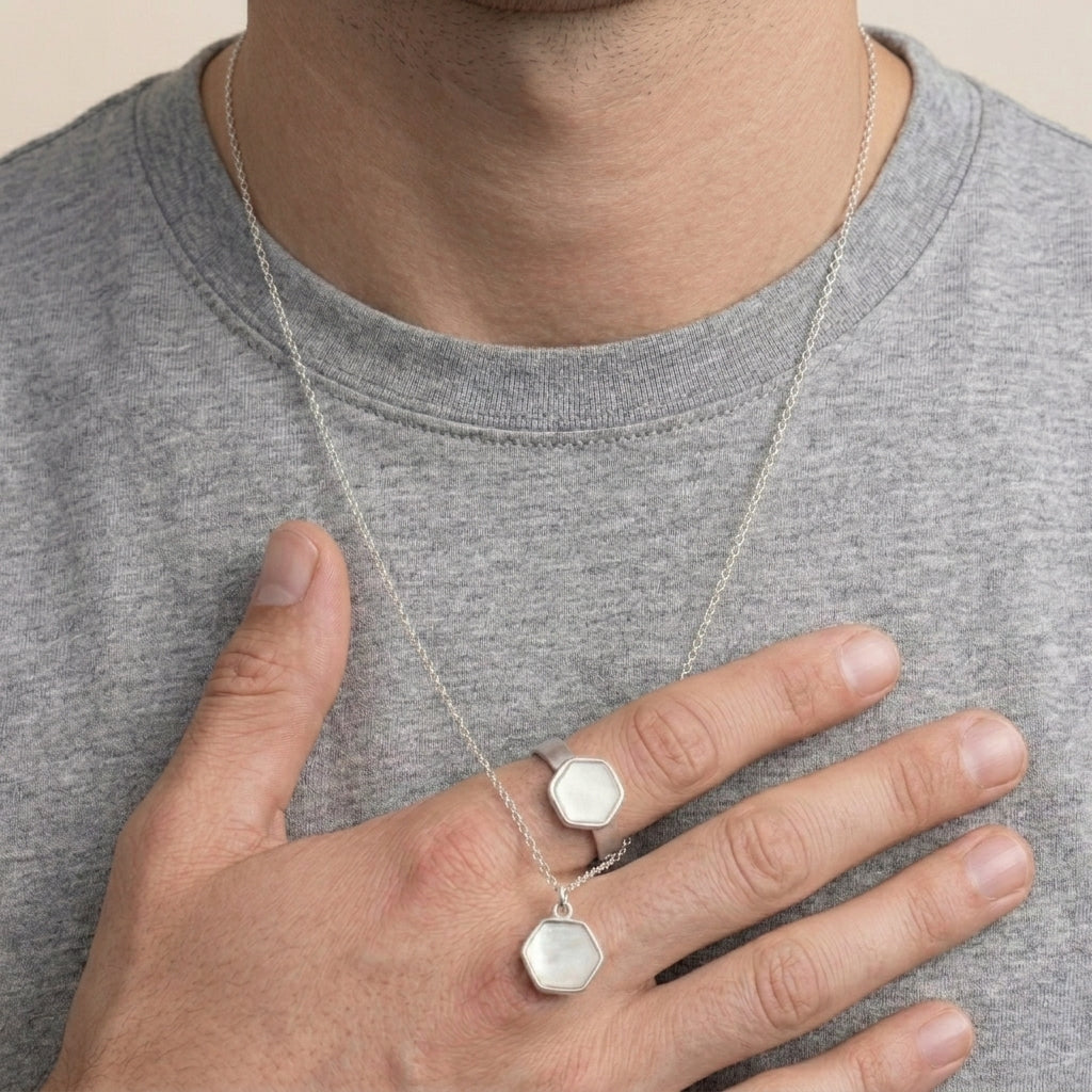 Set Naos (Anillo + Dije) Plata 925