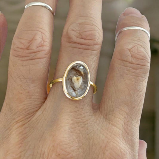 Anillo Antila 15mm Oro 9k