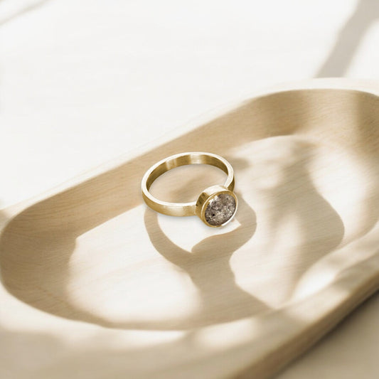 Anillo Heze 9mm Oro 9k