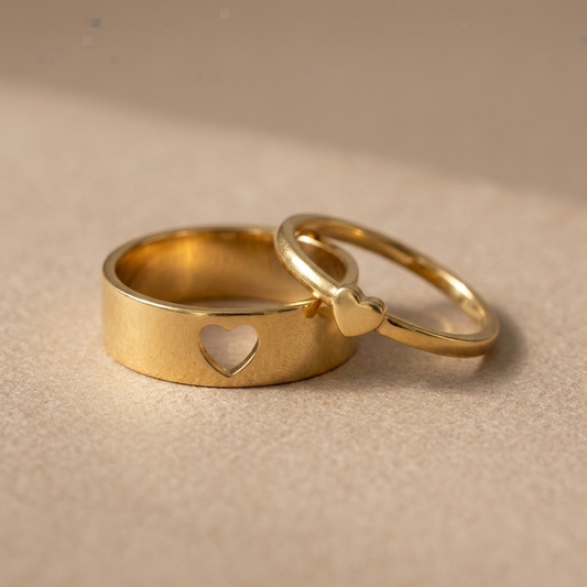 Anillos Juntos a la Par Oro 18k