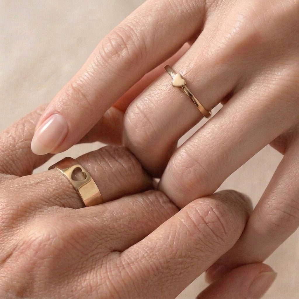 Anillo Juntos a la Par Oro 9k