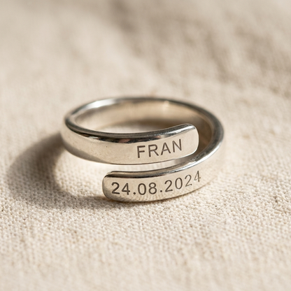 Anillo Lazo hecho a mano en Plata 950