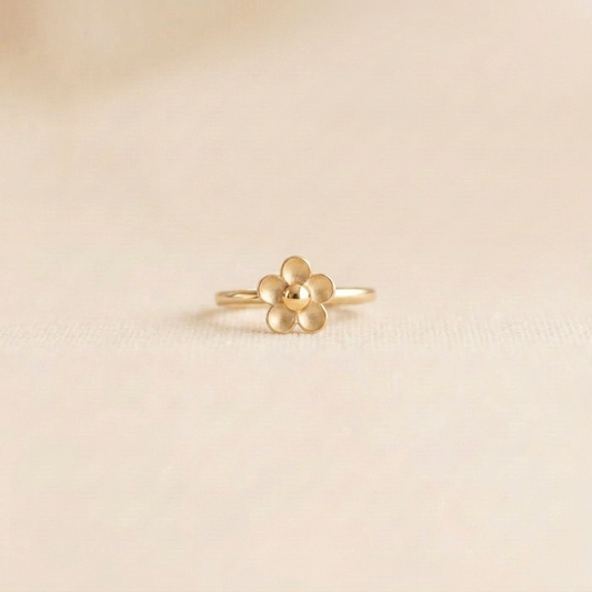Anillo No Me Olvides Oro 9k