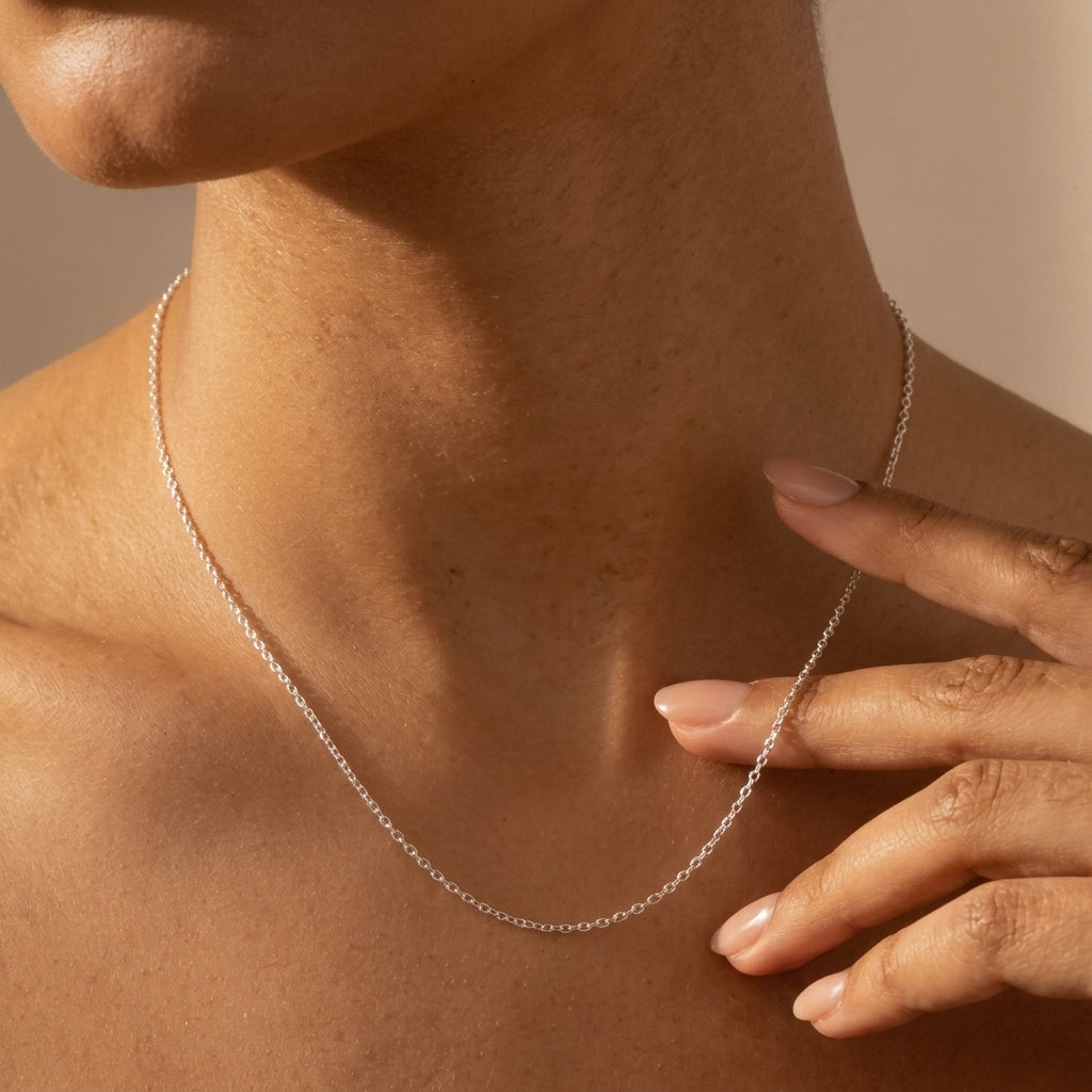 Cadena Forcé 45 cm Plata 925