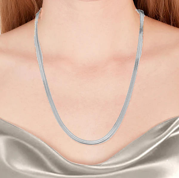Cadena Snake 60 cm Plata 925