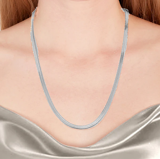 Cadena Snake 60 cm Plata 925
