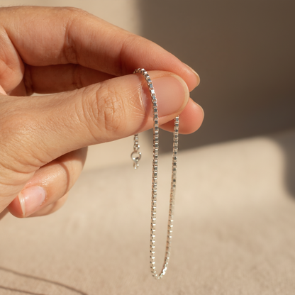 Cadena Veneciana 45 cm Plata 925