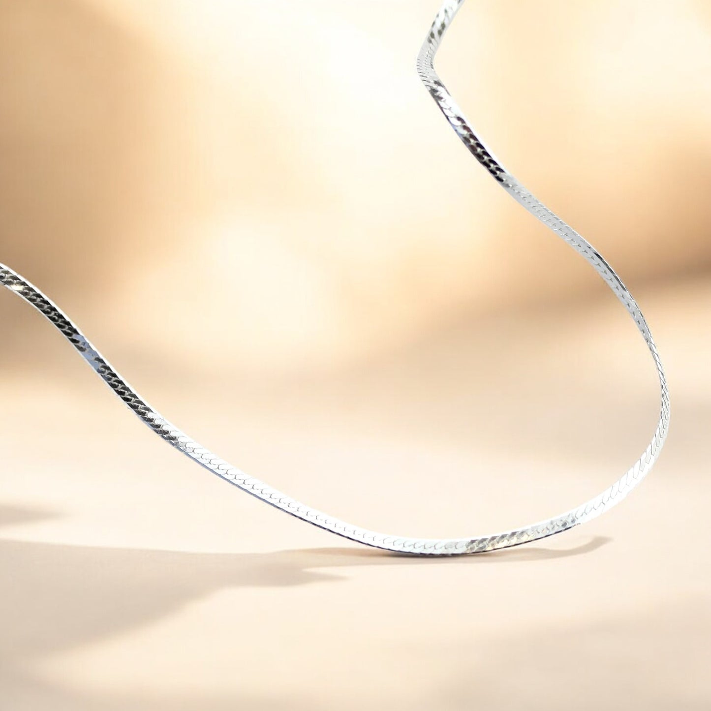 Cadena Snake 60 cm Plata 925