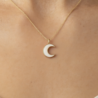 Dije Luna Oro 9k