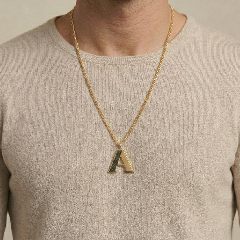 Dije Letra (A-Z) Oro 18K