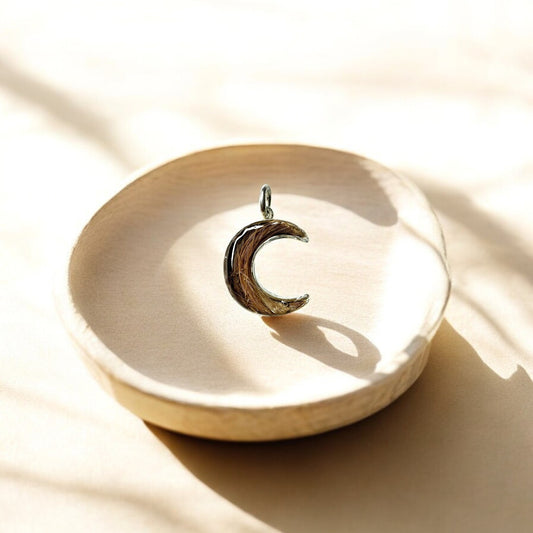 Dije Luna 15mm Plata 925