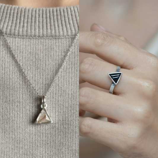 Set Aludra Plata 925 (Anillo + Dije)