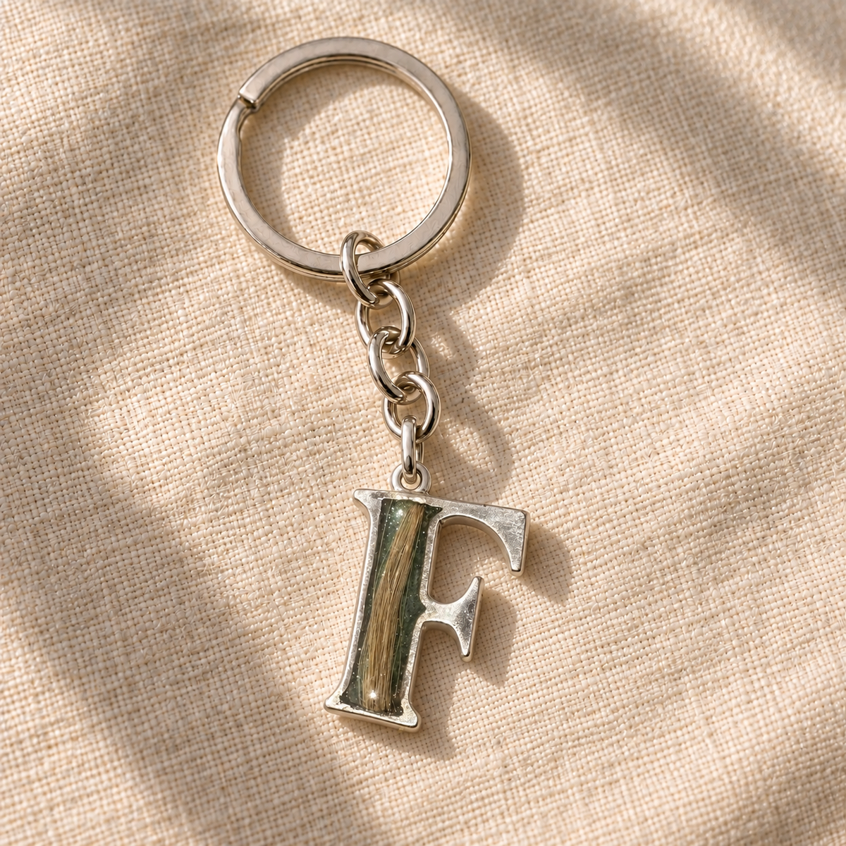 Llavero Inicial Plata 925