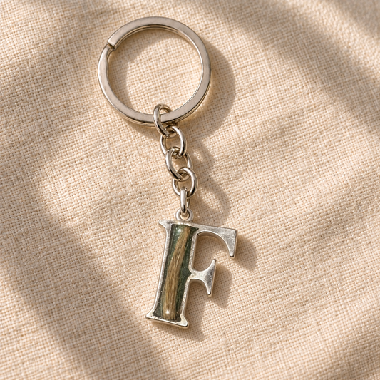 Llavero Inicial Plata 925