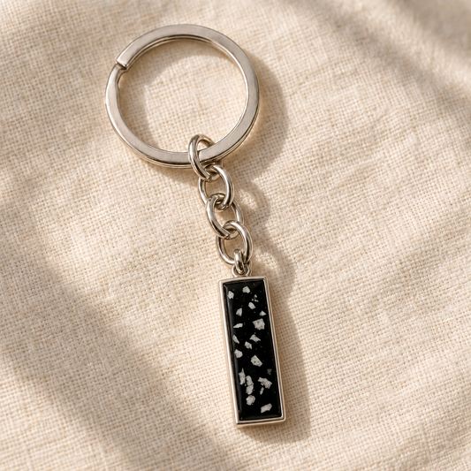 Llavero Rectangular Plata 925