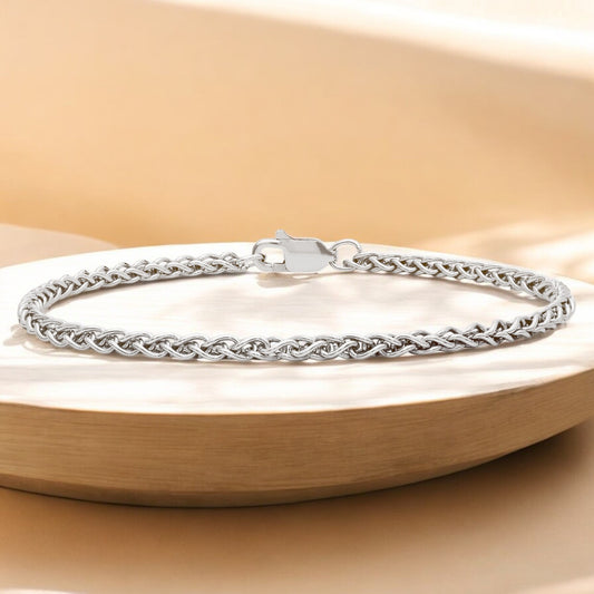 Pulsera Espiga Fina Plata 925