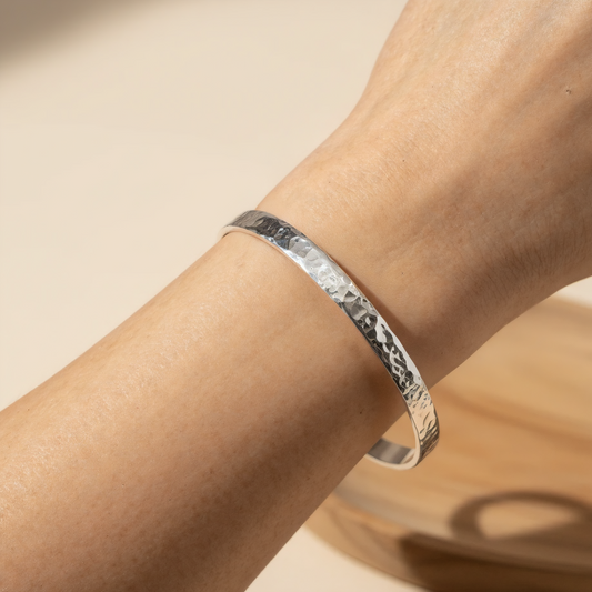 Pulsera Esclava Texturada Plata 925