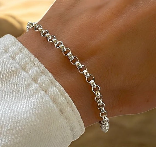 Pulsera Rolo Plata 925