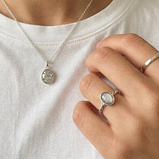 Set Atria (Anillo + Dije) Plata 925