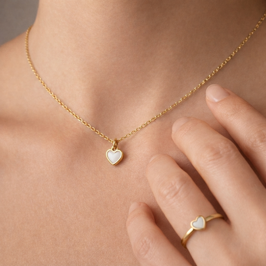 Set Zibal Oro 18k (Anillo + Dije)